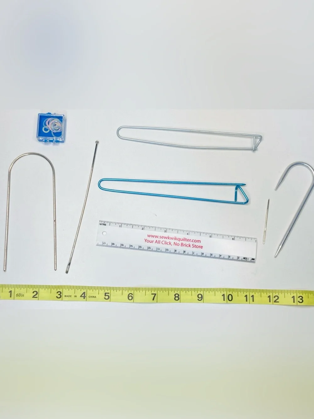 Assorted Metal Sewing & Knit Tools - Stitch Saver, Yarn‎ Needles, more